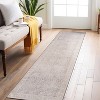 World Rug Gallery Elise Blue Distressed Medallion Indoor Rug – Flat Pile, Washable with Non-Slip Backing - 2 of 4