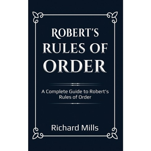  Rules of Order: Books