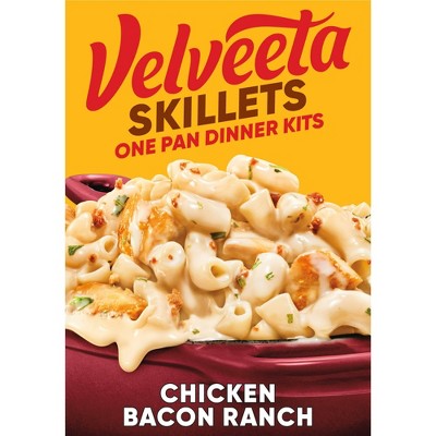 Velveeta Skillets Chicken Pasta Dinner Kit with Bacon & Ranch, 11.5 oz Box, Pack of 2