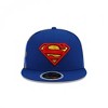 Adult DC Comics Superman Side Panel Logo New Era 59Fifty Fitted Flat Bill Hat - 2 of 4