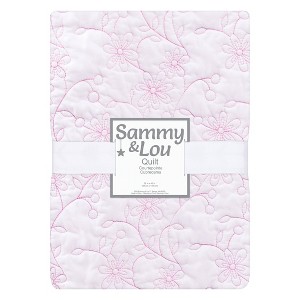Sammy & Lou Nursey Baby Blanket Quilt - Floral - 1 of 4