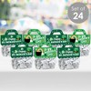 Big Dot of Happiness Shamrock St. Patrick's Day - DIY Saint Paddy's Day Party Clear Goodie Favor Bag Labels - Candy Bags with Toppers - Set of 24 - 2 of 4