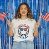 Simply Sage Market S.W.Smiley Party in the USA Smiley Face Short Sleeve Tee - 2 of 4
