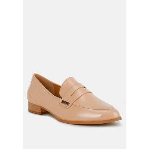 Winged Patent Pleather Penny Loafers - 1 of 4