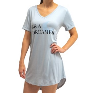 Hello Mello Women’s Let Me Sleep Lounge Sleep Shirt - 1 of 4