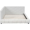 NicBex Modern Wooden Queen Size Upholstered Floor Bed Frame with Headboard and 2 USB Ports for Bedroom, Easy Assembly - 4 of 4
