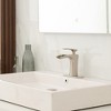 BWE Waterfall Single Hole Single-Handle Low-Arc Bathroom Faucet With Deck Plate - 2 of 4