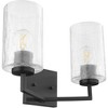 Quorum Lighting Merrick 2 - Light Wall Light in  Matte Black - 4 of 4