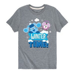 Boys' - Blue's Clues & You! - Winter Time Short Sleeve Graphic T-Shirt - 1 of 4