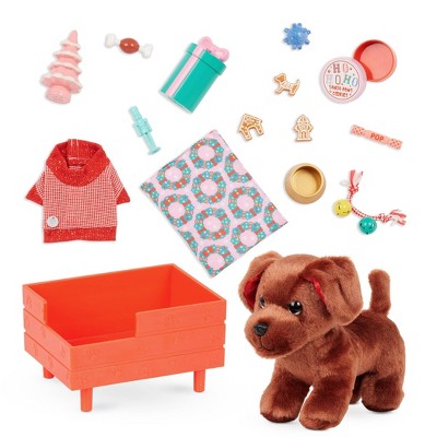 Glitter Girls Cocoa & Holiday Pup Playset for 14" Dolls