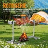 46"x21"x35.5" Electric BBQ Rotisserie Grill Kit 132 LBS Pig Lamb Height Adjustable - 3 of 4