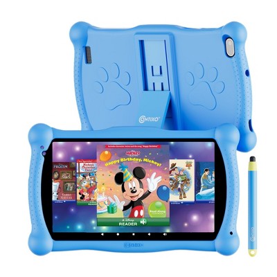 Contixo V10 Kids Tablet - 7" HD Display, 1.6GHz Quad-Core CPU, 16GB,  50 Disney eBooks, Contixo Academy, Android 11