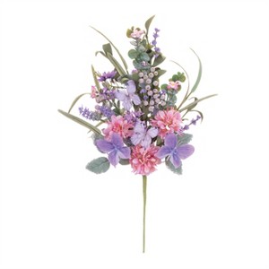 Mixed Floral and Butterfly Bush (Set of 2) - 1 of 2