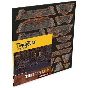 TinkerTurf Sci-Fi Terrain: Scatter Cover Add-On - Abandoned Theme - 1 of 4