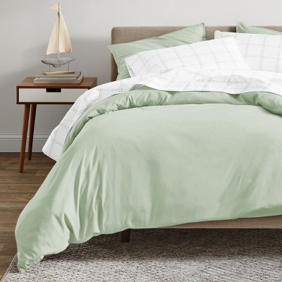 400 Thread Count Organic Cotton Sateen King/california King Duvet Cover And Sham  Set Willow By Bare Home : Target