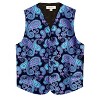 Gioberti Boy's 4pc Paisley Vest Set - 2 of 4