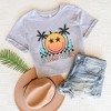 Simply Sage Market Women's Retro Beach Vibes Checkered Short Sleeve Graphic Tee - 3 of 3