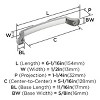 Amerock Bellamy Pull for Cabinets, Drawers, and Furniture - 4 of 4