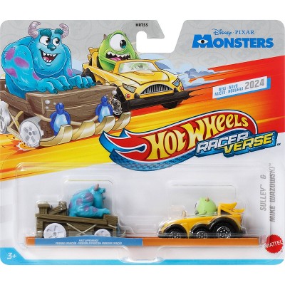 Hot Wheels Disney Pixar Monsters Sulley & Mike Wazowski Racerverse ...