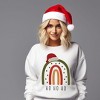 Simply Sage Market Women's Graphic Sweatshirt Boho Ho Ho Ho Rainbow - 2 of 4