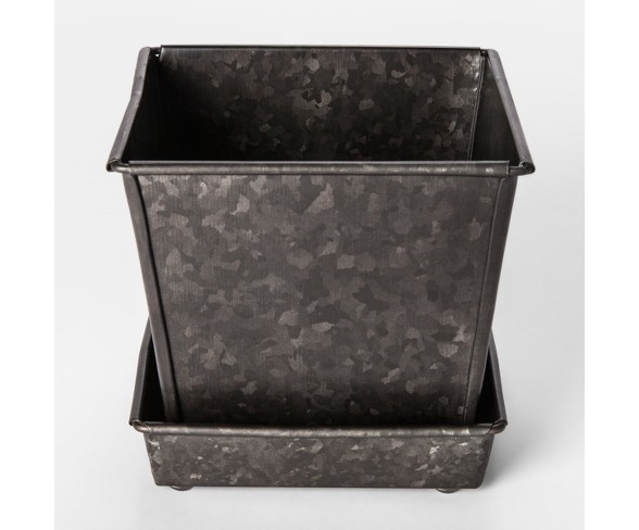 Galvanized Planter Pot Small - Smith & Hawken