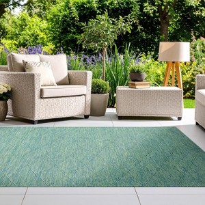 Luxe Weavers Modern Non-Slip Washable Outdoor Area Rug Geometric Carpet - 1 of 4