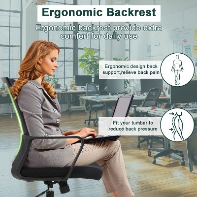 Black Mesh High Back Executive Swivel Office Chair