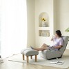 Racxily Lazy Sofa, Balcony Leisure Chair, Bedroom Sofa Chair, Foldable Reclining Chair, Leisure Single Sofa Functional Chair - 2 of 4