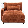 GDFStudio Rilara Modern Chenille Upholstered Recliner Chaise Lounge - 3 of 4