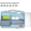 Hachikiko 360 Protective 15-15.6 Inch Laptop Shoulder Bag - Side Open Messenger Bag with 4 Zipper Pockets - 2 of 4