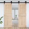 VidaXL Door NARVIK 27.6"x82.7" Solid Wood Pine - 3 of 4