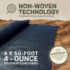 DeWitt Versatile Needle Punched Durable Non Woven 4 Ounce Filter Fabric for Patio or Sidewalk Protection Cover and Erosion Control, 4' x 50', Black - 3 of 4