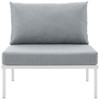 Modway Harmony Armless Outdoor Patio Aluminum Chair - 4 of 4