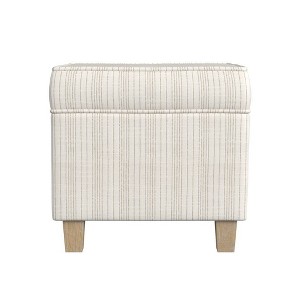 Cole Classics Square Storage Ottoman with Lift Off Top - HomePop - 1 of 4