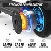 NIU KQi 100P Foldable Electric Kick Scooter 18 Max Speed with 17.4mph - Gray - 3 of 4