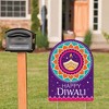 Big Dot of Happiness Happy Diwali - Party Decorations - Festival of Lights Party Welcome Yard Sign - 2 of 4