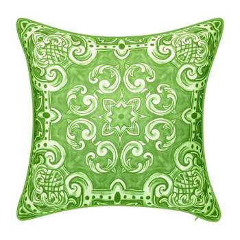 Alhambra Tile Indoor/Outdoor Throw Pillow - Edie@Home