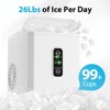 Aeitto Bullet Ice Maker Countertop, Pellet Ice Machine, Platinum - 4 of 4