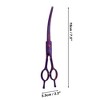 Unique Bargains Upper Bend Shears Dog Grooming Scissors 7.5inch 1 Pc - 4 of 4