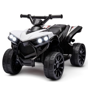 Kids 6V ATV, 4 Wheeler Ride on Quad Car Toy with LED Lights - 1 of 4