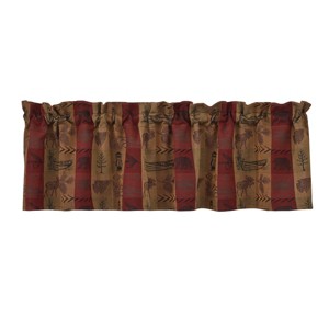 Park Designs Brown High Country Valance 14''L - 1 of 3
