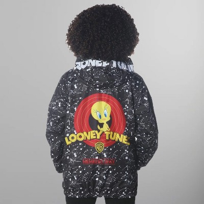 Women's Looney Tunes Full Zip Windbreaker Jacket