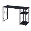 Chery Life Weathered 2-Shelf Rectangular Writing Desk - 2 of 4