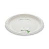 Pactiv Evergreen EarthChoice Pressware Compostable Dinnerware, Plate, 9" dia, White, 450/Carton - 2 of 4