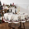 Avanti Linens Country Snowman 70" Round Tablecloth - 2 of 3