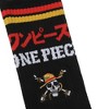 One Piece Live Action Straw Hat Pirates Logo Men's Black Athletic Crew Socks - 3 of 4