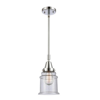 Canton - 1 Light Stem Hung Mini Pendant In Industrial Style-11.13 Inches Tall and 6.5 Inches Wide
