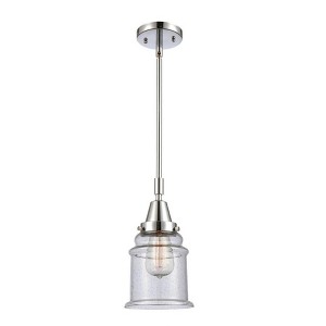 Canton - 1 Light Stem Hung Mini Pendant In Industrial Style-11.13 Inches Tall and 6.5 Inches Wide - 1 of 1