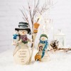 Pavilion Gift Company - Friends Forever - 4.5" Snowman with Puppy  - Decorative Objects - 2 of 4