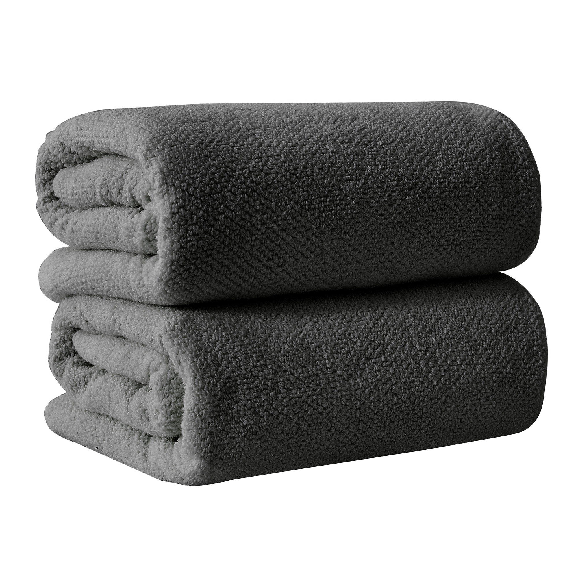 Cotton Quick Dry Loop Textured Bath Towel - Great Bay Home (Midnight, Bath Sheets - Set of 2)